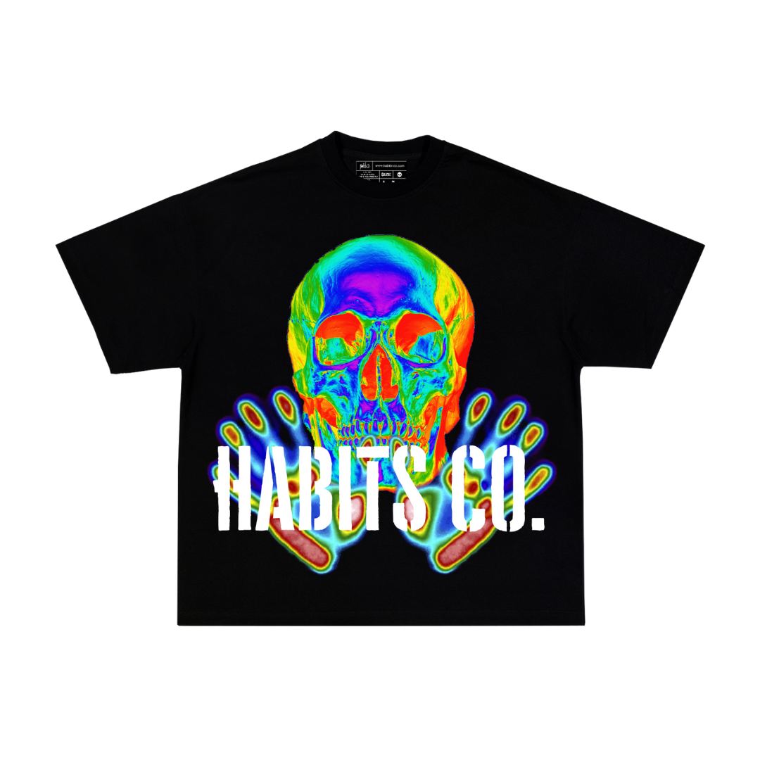 Thermal Skull Head T-Shirt