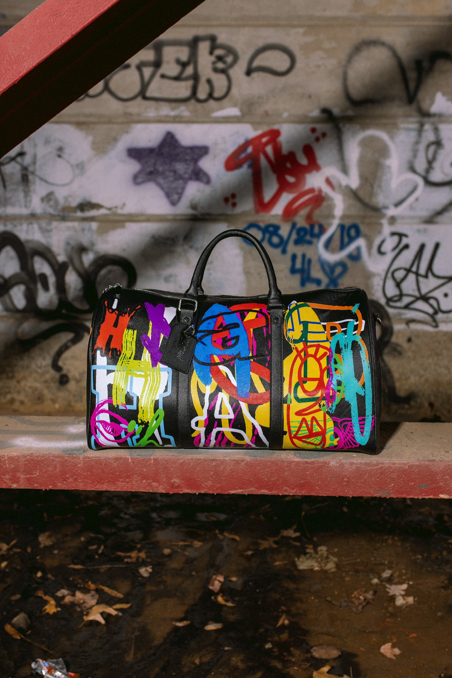 Louis vuitton graffiti online duffle bag