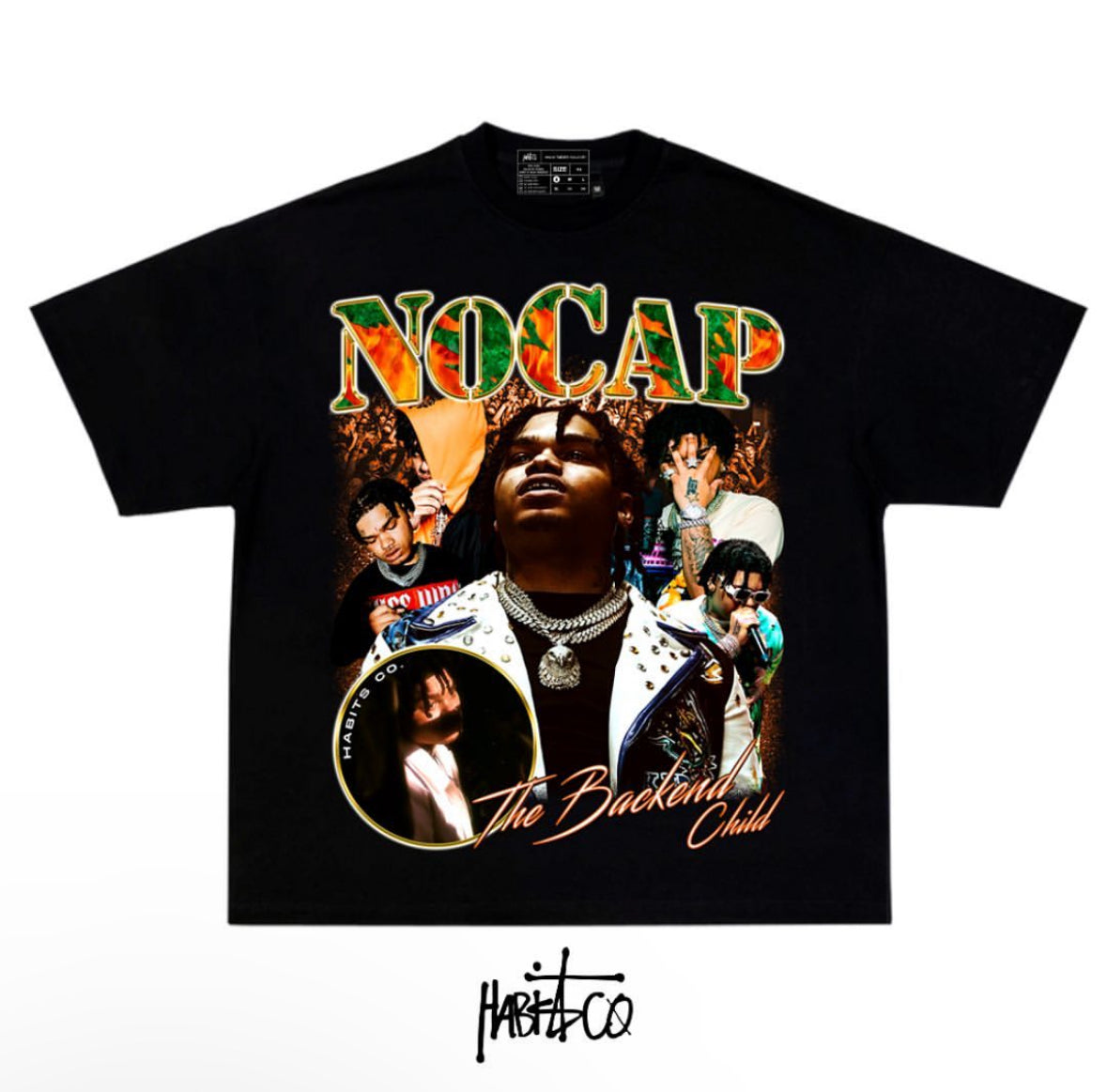 NoCap (Orange) Rap T-Shirt