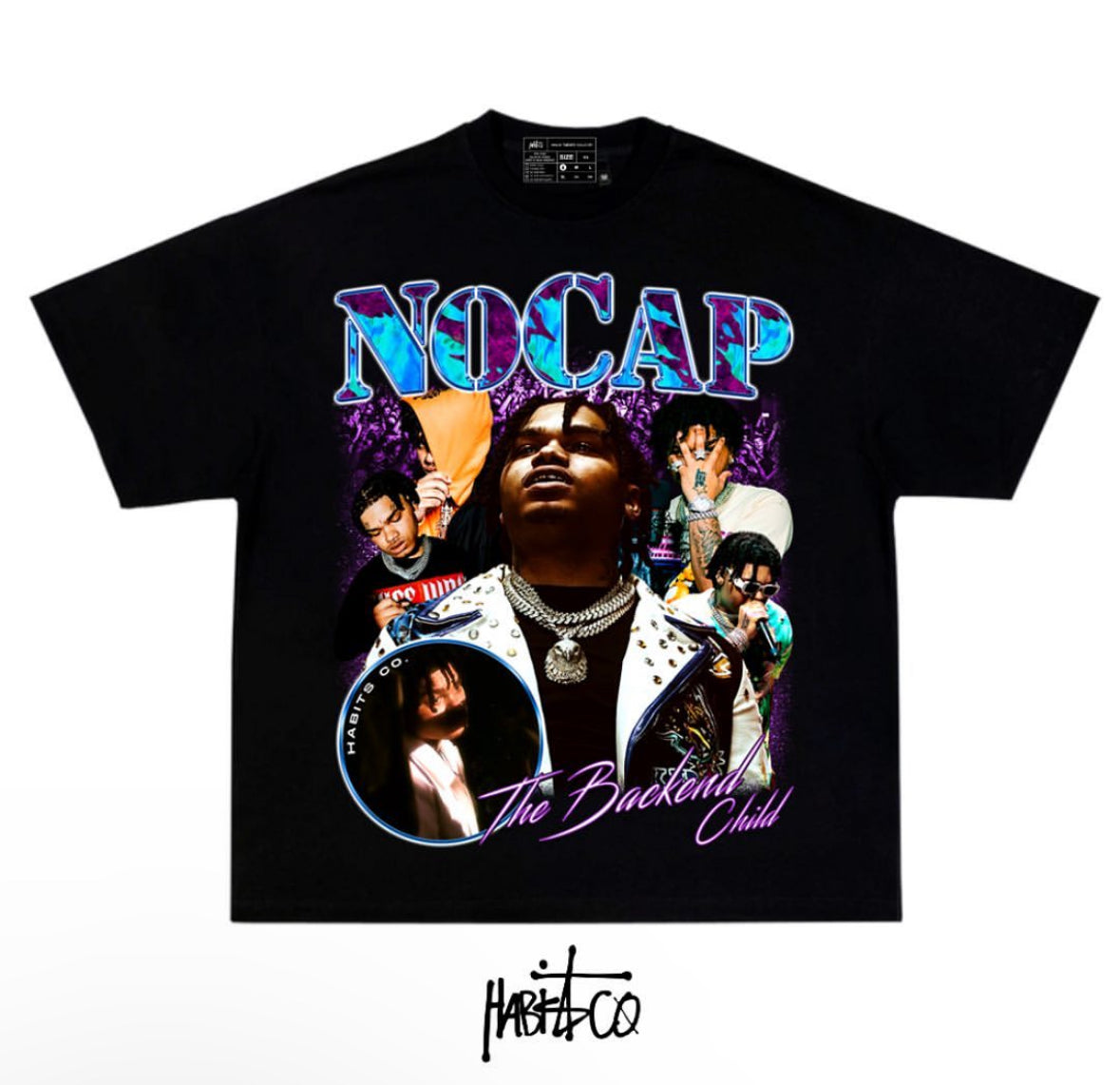 NoCap (Purple) Rap T-Shirt